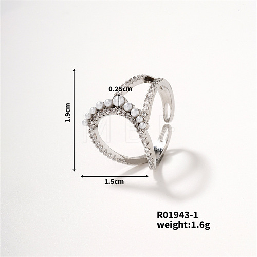 Elegant Pearl Ring BO3708-3-1