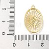 Rack Plating Brass Micro Pave Cubic Zirconia Pendants KK-L224-043G-3