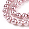 Glass Pearl Beads Strands HY-G002-01C-14-2