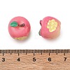 Opaque Resin Imitation Fruit Beads RE-CBA7479-01-3
