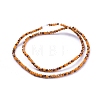 Electroplate Glass Beads Strands X-GLAA-F079-HP05-2