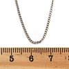 Brass Curb Chain Necklaces for Women NJEW-D302-50P-5