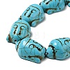 Synthetic Turquoise Beads X-TURQ-G119-20x29mm-08-3