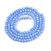 Electroplate Glass Beads Strands EGLA-A044-P1mm-A17-3