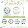 24Pcs 4 Styles Flat Round Iron Brooches for Wedding JEWB-FG0001-79-2