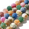 Natural Weathered Agate(Dyed & Heated) Beads Strands G-H091-A01-02-1