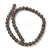 Natural Ice Obsidian Beads Strands G-P590-A03-8mm-01-5