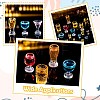 45Pcs 9 Styles Wine Transparent Resin Cabochons CRES-CJZ0009-02-7