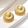 304 Stainless Steel Stud Earrings EJEW-U047-32G-3