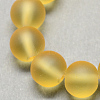 Transparent Glass Bead Strands GLAA-S031-12mm-11-2