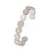 201 Stainless Steel Cuff Bangles for Women BJEW-T024-01D-P-2