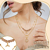 28Pcs 2 Colors Brass Open Jump Rings KK-BC0015-82-5