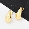 Rack Plating Brass Teardrop Stud Earrings EJEW-R150-05G-3