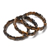 Bamboo Natural Tiger Eye Beads Stretch Bracelets for Women Men BJEW-K304-01K-4
