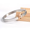 304 Stainless Steel Bangles BJEW-H0003-16A-3
