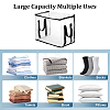 Large Capacity Transparent PVC Plastic Zipper Bags with Handle for Book Storage ABAG-WH0045-92B-3