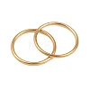 Ion Plating(IP) 304 Stainless Steel Closed Jump Rings STAS-G393-06G-10-3