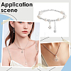32Pcs 8 Colors Alloy Pendant Decorations HJEW-GO00263-5