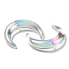 Transparent UV Plating Acrylic Beads OACR-H022-03-2
