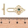 Brass Toggle Clasps KK-N054-150G-4