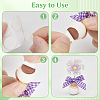 5Pcs 5 Colors Cute Plastic Shaking Head Flower Ornament AJEW-CN0006-02-6