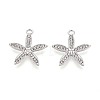 Alloy & Crystal Rhinestone Pendants PALLOY-T095-01P-1