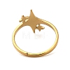 304 Stainless Steel Adjustable Ring RJEW-Z015-05G-3