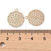 Rack Plating Brass Filigree Pendants KK-Q792-03LG-3