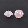 UV Plating Rainbow Iridescent Acrylic Beads PACR-M003-11B-4