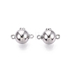 Brass Box Clasps KK-Q074-09P-3