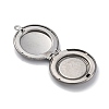 304 Stainless Steel Locket Pendants STAS-S171-11P-2