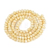 Anti-Tarnish Electroplate Rondelle Glass Beads Strands EGLA-T021-3mm-17-10-2
