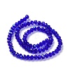 Electroplate Glass Beads Strands EGLA-A034-T1mm-L16-2