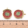 304 Stainless Steel Enamel Pendants STAS-N124-35B-G-3