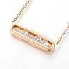 304 Stainless Steel Pendant Necklaces NJEW-P206-20G-1