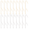 Unicraftale 160Pcs 4 Style 316 Surgical Stainless Steel Earring Hooks STAS-UN0039-38-1