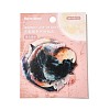 20Pcs Moonlit Cat Waterproof PET Self-Adhesive Decorative Stickers DIY-M053-04A-1