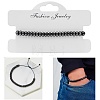 Natural Non-magnetism Hematite Bradided Bead Bracelets for Women Men ZJ6081-1-3