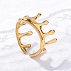 Marine Animal Theme 304 Stainless Stee Open Cuff Rings RJEW-Q005-01F-G-4