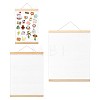3Pcs 3 Styles Pine Wood & Cotton Double-sided Oil Painting Frame DIY-FG0009-94-1