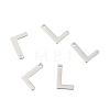 Tarnish Resistant 304 Stainless Steel Letter Charms LS-STAS-O072-L-2