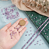   2 Strands Natural Lepidolite/Purple Mica Stone Beads Strands G-PH0002-30-3