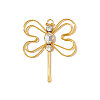 304 Stainless Steel Rhinestone Pendants STAS-OY008-87G-1