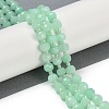 Natural Dyed White Jade Beads Strands G-H057-A22-11-2