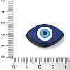 Evil Eye Theme Silicone Beads SL-CBACE28-03G-3