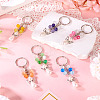 6Pcs Cat Eye Keychain KEYC-TAC00043-5