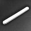 Rectangle Plastic Silver Polishing Stick AJEW-N022-03-2