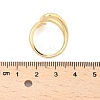 Rack Plating Brass Hollow Teardrop Open Cuff Rings X-RJEW-D009-01G-4