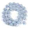 Dyed Natural White Jade Beads Strands G-O201B-110F-4