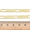 5MM Brass Figaro Chain Necklaces for Women NJEW-K271-07G-5